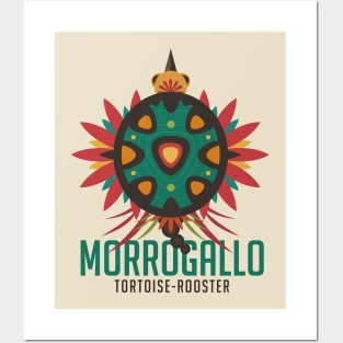 Morrogallo Tortoise & Rooster Creature Posters and Art